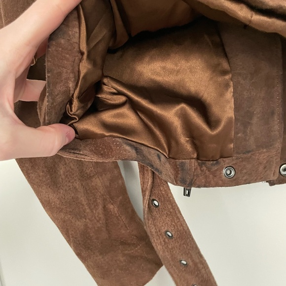 Blank NYC Brown Leather Jacket - Picture 15 of 15